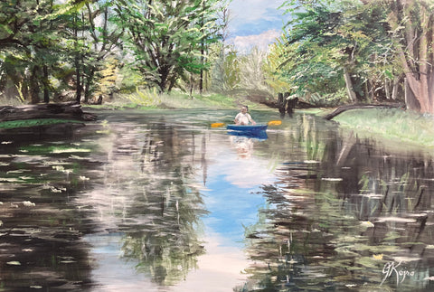 A Peaceful Afternoon - Original by Julie Kojro