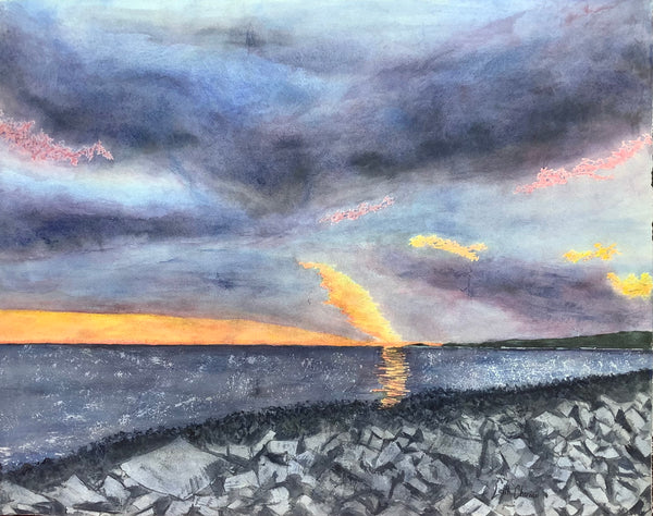 Hope on the Horizon - original painting by Leith Channen