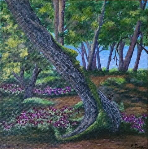 Oh My Aching Back Original painting by Elaine Burke