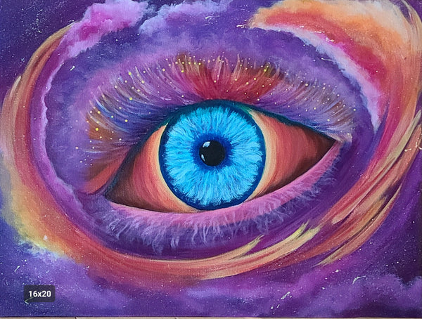 Nebuleye Original painting by Elaine Burke
