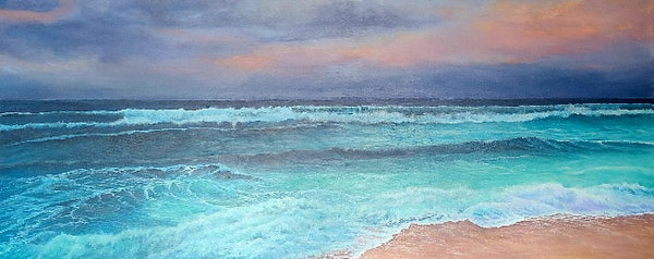 Chasing the Shoreline Original painting by Elaine Burke