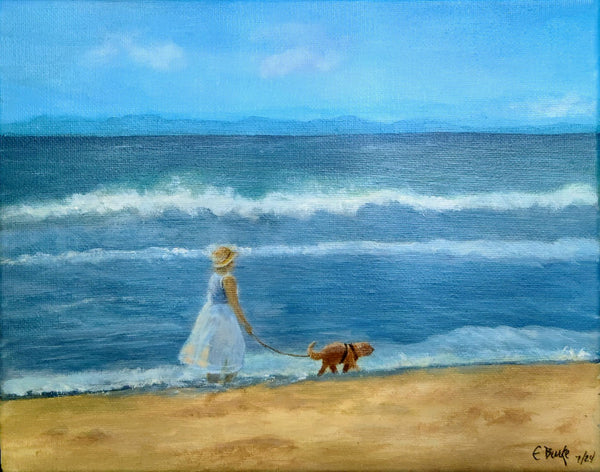 Carefree Original painting by Elaine Burke