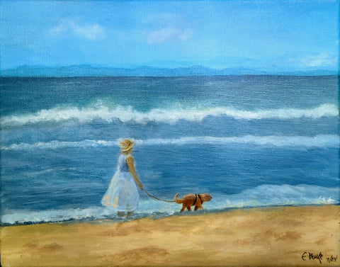 Carefree Original painting by Elaine Burke