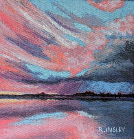 A Thousand Sunsets #81 - original painting by Rosalyn Insley