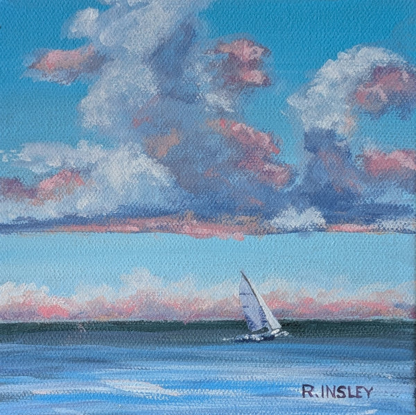 A Thousand Sunsets #78- original painting by Rosalyn Insley