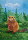 Handpainted large greeting cards by Elaine Burke