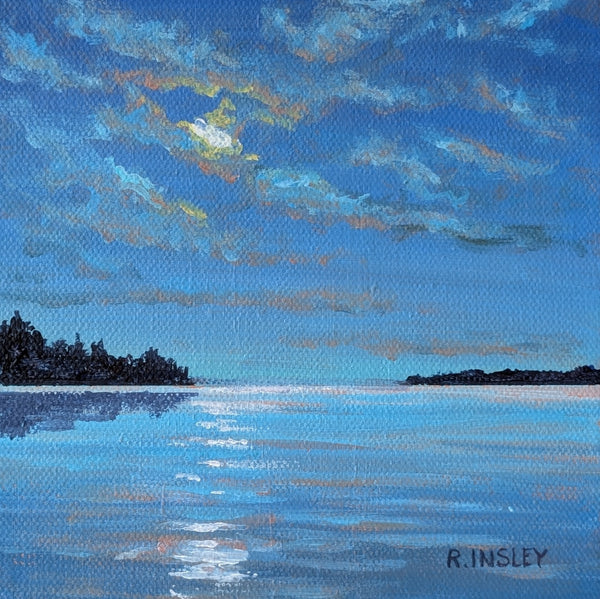 A Thousand Sunsets #86 - original painting by Rosalyn Insley