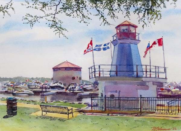 Canada Day at the Harbour, original #646