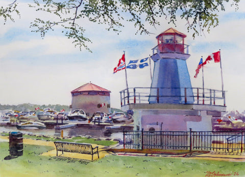 Canada Day at the Harbour, original #646