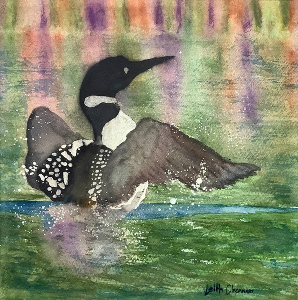 Just for Splashes - original painting by Leith Channen