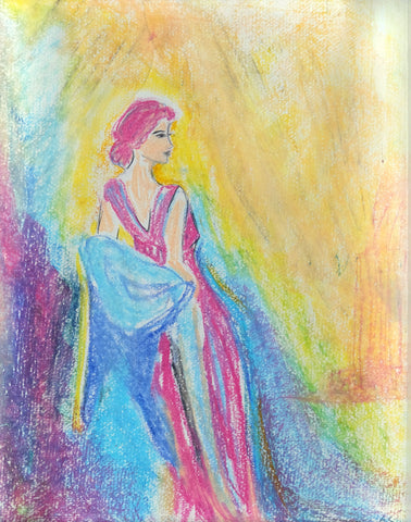 Lady of Fashion Print by Angella Scott - Print by Angella Scott - Martello Alley