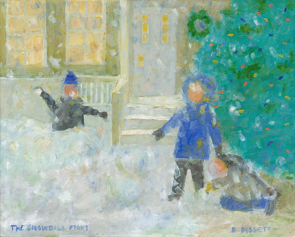 The Snowball Fight - Print by David Dossett - Martello Alley