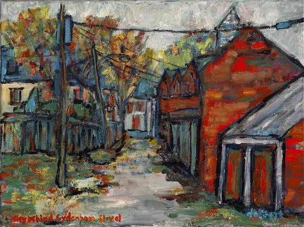 Alley Behind Sydenham Street - Print by David Dossett - Martello Alley