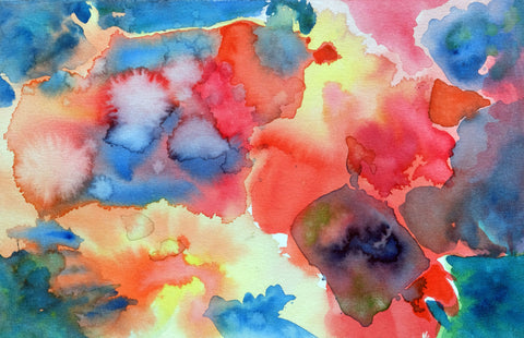 Rainbow’s Teardrops Print by Angella Scott - Print by Angella Scott - Martello Alley