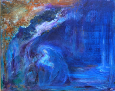 Madonna & Child Print by Angella Scott - Print by Angella Scott - Martello Alley