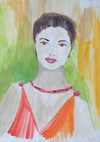 Looking at Me Print by Angella Scott - Print by Angella Scott - Martello Alley