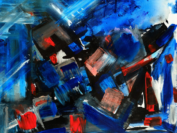 Explosion Print by Angella Scott - Print by Angella Scott - Martello Alley