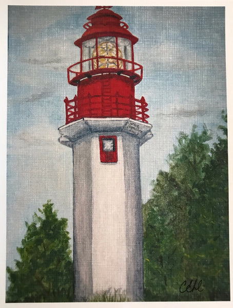 Bruce Lighthouse - 8 x 10 Print by Cathie Hamilton - Martello Alley