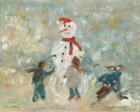 The Snowman - 8.5 x 11 - Print by David Dossett - Martello Alley