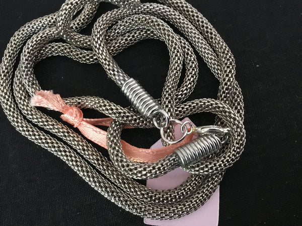 LWN 016N Silver Rope Chain - Jewelery by Leslie Welfare - Martello Alley
