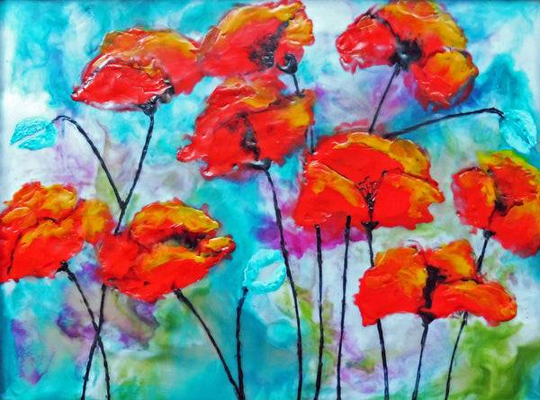 Poppy Flair - Print by Cathie Hamilton - Martello Alley