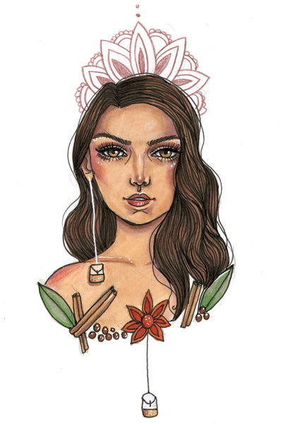 Chai Me Print - 8x10 print by Kyla Mayne - Martello Alley