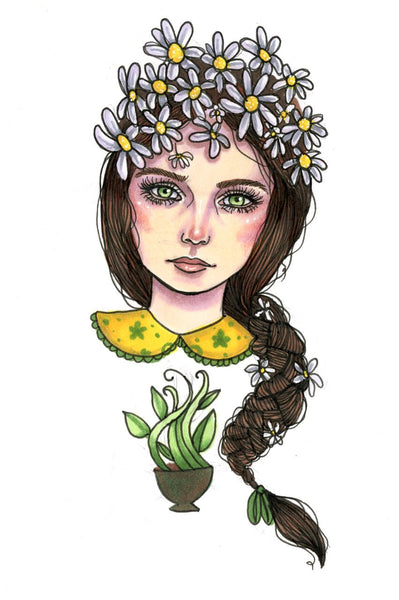 Chamomilia Print - 8x10 print by Kyla Mayne - Martello Alley