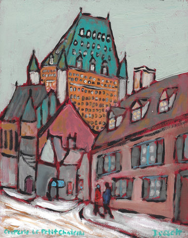 CrÃªperie Le Petit ChÃ¢teau - print by David Dossett - Martello Alley