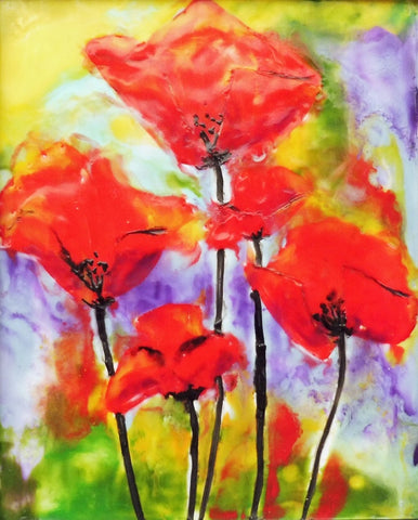 In The Red - 11 x 14 print by Cathie Hamilton - Martello Alley