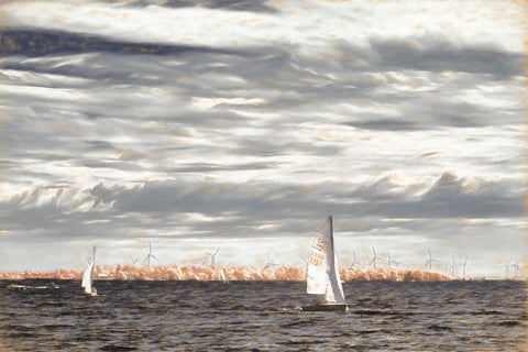 Sailboats - 8x10 print - 8 x 10 print by Nicole Couture-Lord - Martello Alley