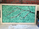 Spring Blossoms  - on window screen - Painting by David Dossett - Martello Alley