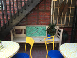 Spring Blossoms  - on window screen - Painting by David Dossett - Martello Alley