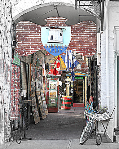 Martello Alley - 8 x 10 print - 8" x 10" print by Karen Leggo - Martello Alley