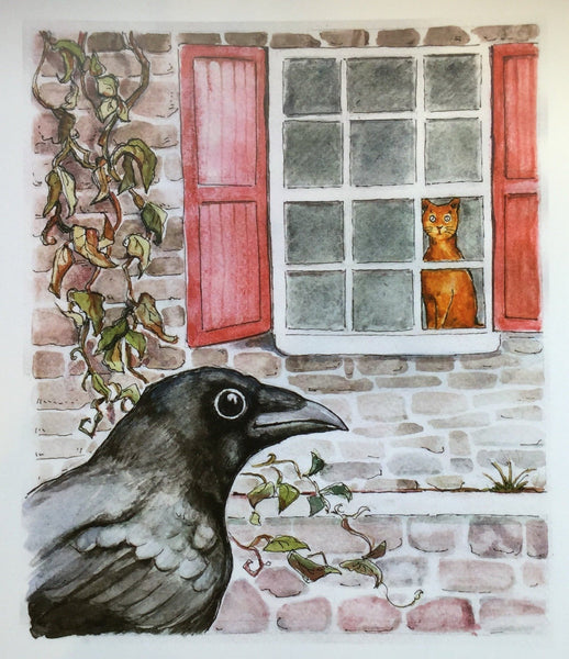 "Chirp chirp chirp" large print - Print by Brenda Bielicki - Martello Alley