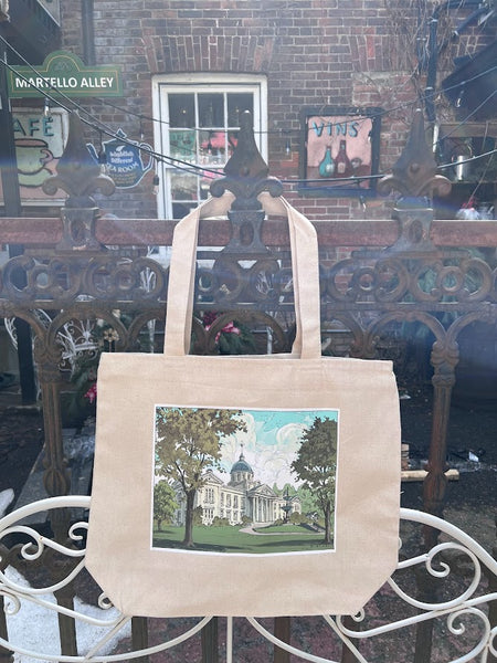 Court House Daytime - Zippered Tote Bag
