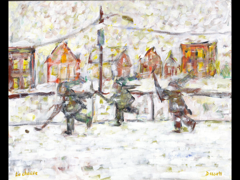 La Chasse - Print by David Dossett - Martello Alley