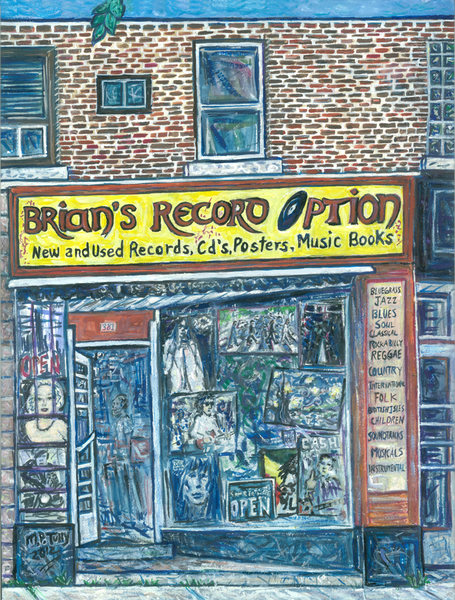 Brian's Record Option - Print by Tully - Martello Alley