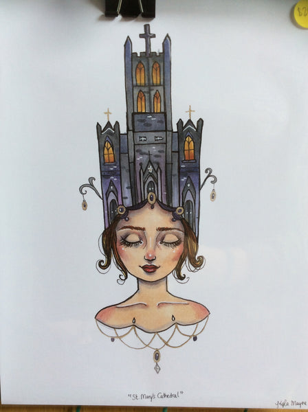 St. Mary's Cathedral Print - 8x10 print by Kyla Mayne - Martello Alley
