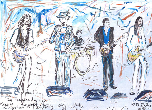 Tully Print Tragically Hip - Print by Tully - Martello Alley