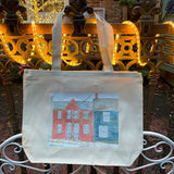 Portsmouth Village - Zippered Tote Bag