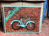 Blue Bicycle in Martello Alley - Outdoor art - screen by David Dossett - Martello Alley