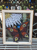 Glass mosaic "Butterfly" - Glass on glass mosaic by Martello Alley - Martello Alley
