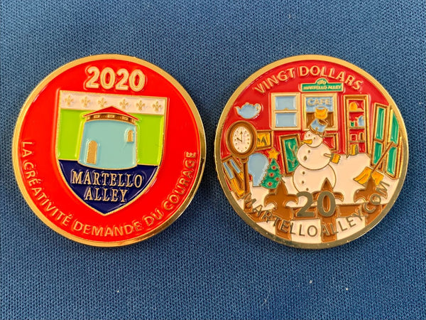 Martello Alley collectable coin (2020)