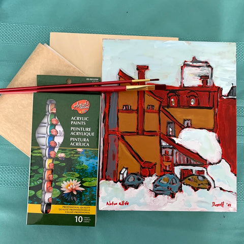Paint it Yourself! Do-it-yourself fine art painting kit - Acrylic Set