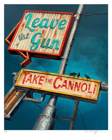 TAKE THE CANNOLI - POSTER