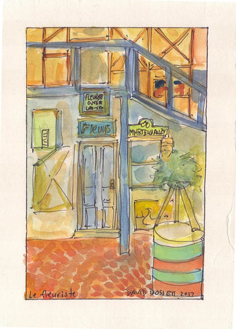 Le Fleuriste - Print by David Dossett - Martello Alley