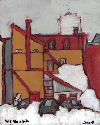 Notre Allee a Quebec - print by David Dossett - Martello Alley