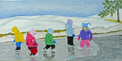 Exploring - Print by Cathie Hamilton - Martello Alley