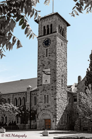 Queen's University Grant Hall - print 12 x 18 inches - 12 x 18 inches by Nicole Couture-Lord - Martello Alley