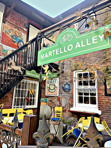 Martello Alley (Print) by AJ Cee